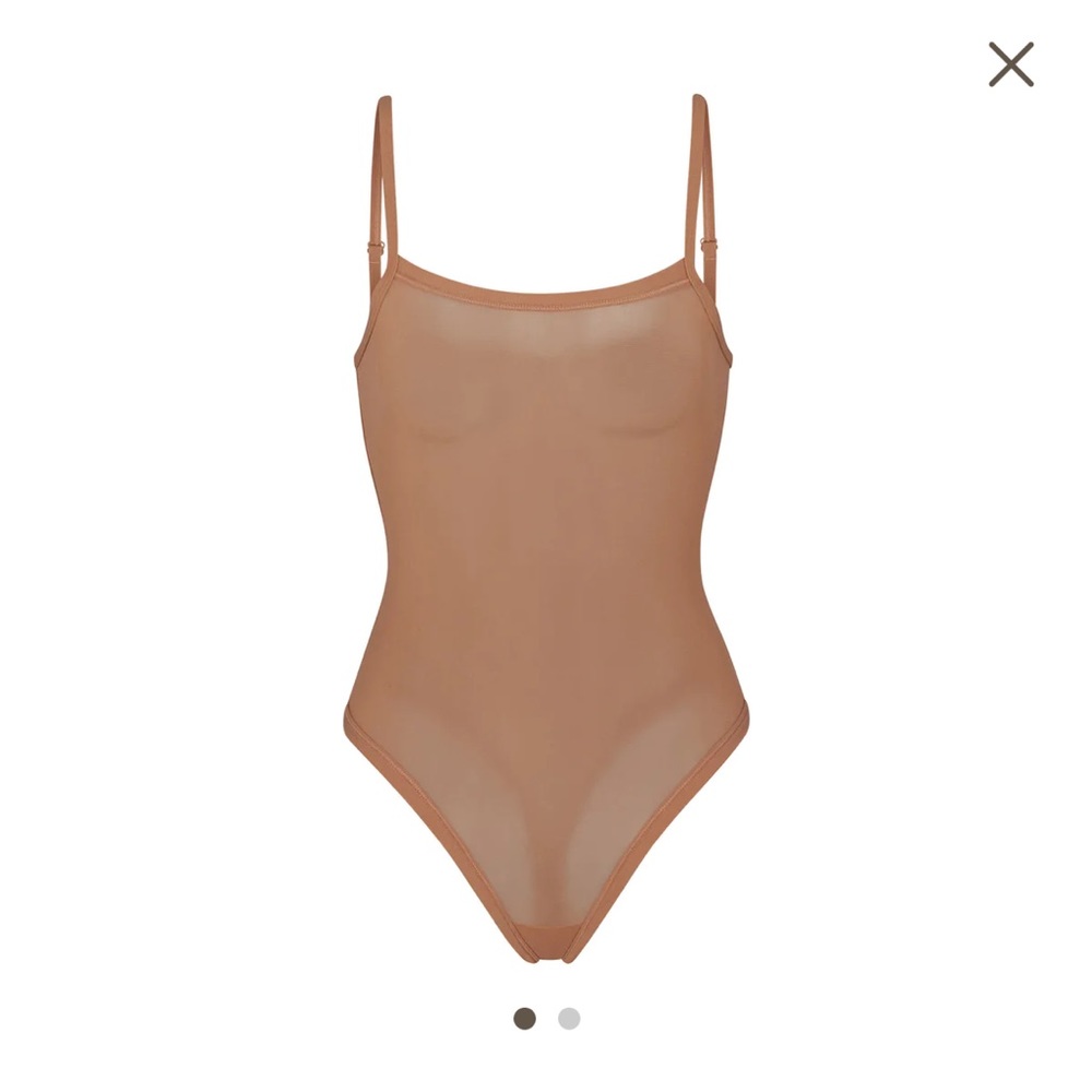 SKIMS Mesh Bodysuit, Size M